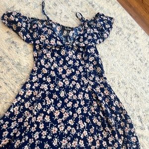 Off the shoulder floral dress